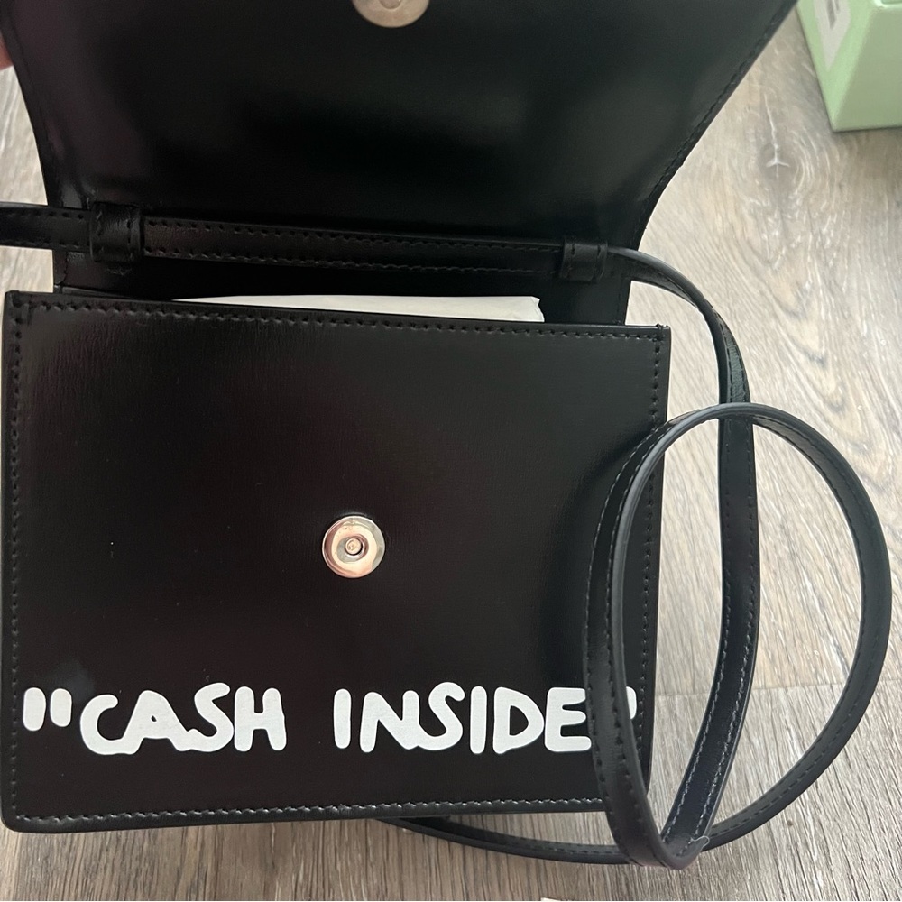 NWT rare Off White Cash Only Jitney bag - Picture 13 of 14